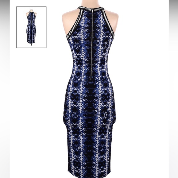 Rachel Roy blue tie dye midi dress - Picture 3 of 8